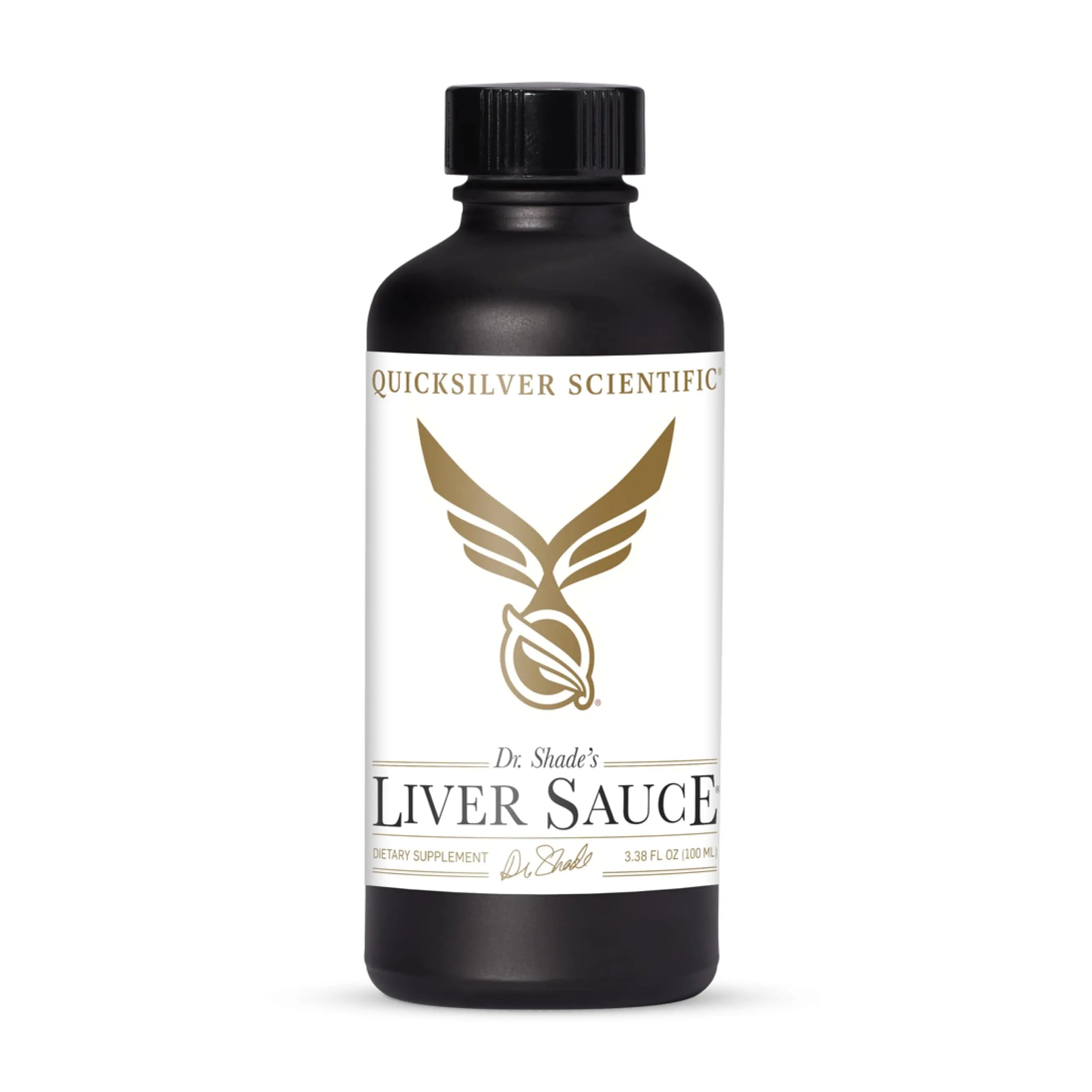 Quicksilver Scientific Liver Sauce - Liposomal Liver Detox with DIM, Quercetin, Lipoic Acid, Milk Thistle and Dandelion Root Supplement - Supports Bile & Toxin Momentum (100 ml / 3.38 oz) Quicksilver Scientific Au supplements