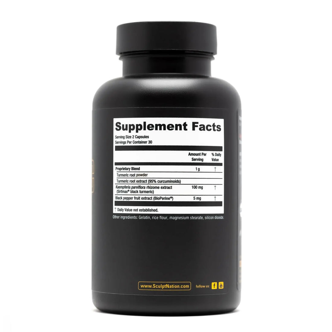 Sculpt Nation by V Shred Powerful Turmeric Supplement - Turmeric Curcumin Sculpt Nation Au supplements
