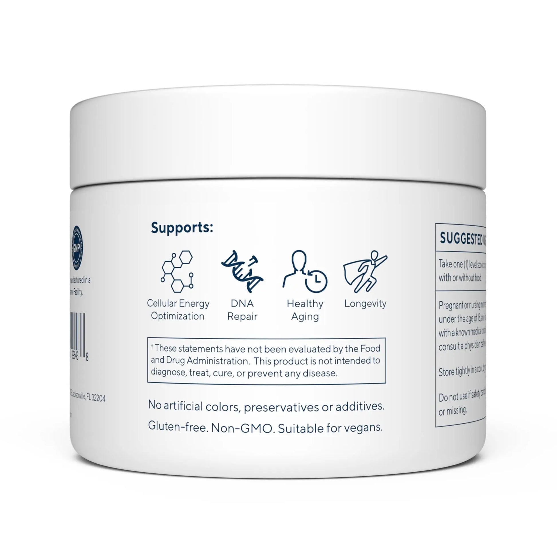 Renue By Science NMN Powder | 100g Fast Dissolve Powder Supplement | 500mg Nicotinamide Mononucleotide per Serving Renue By Science Au supplements