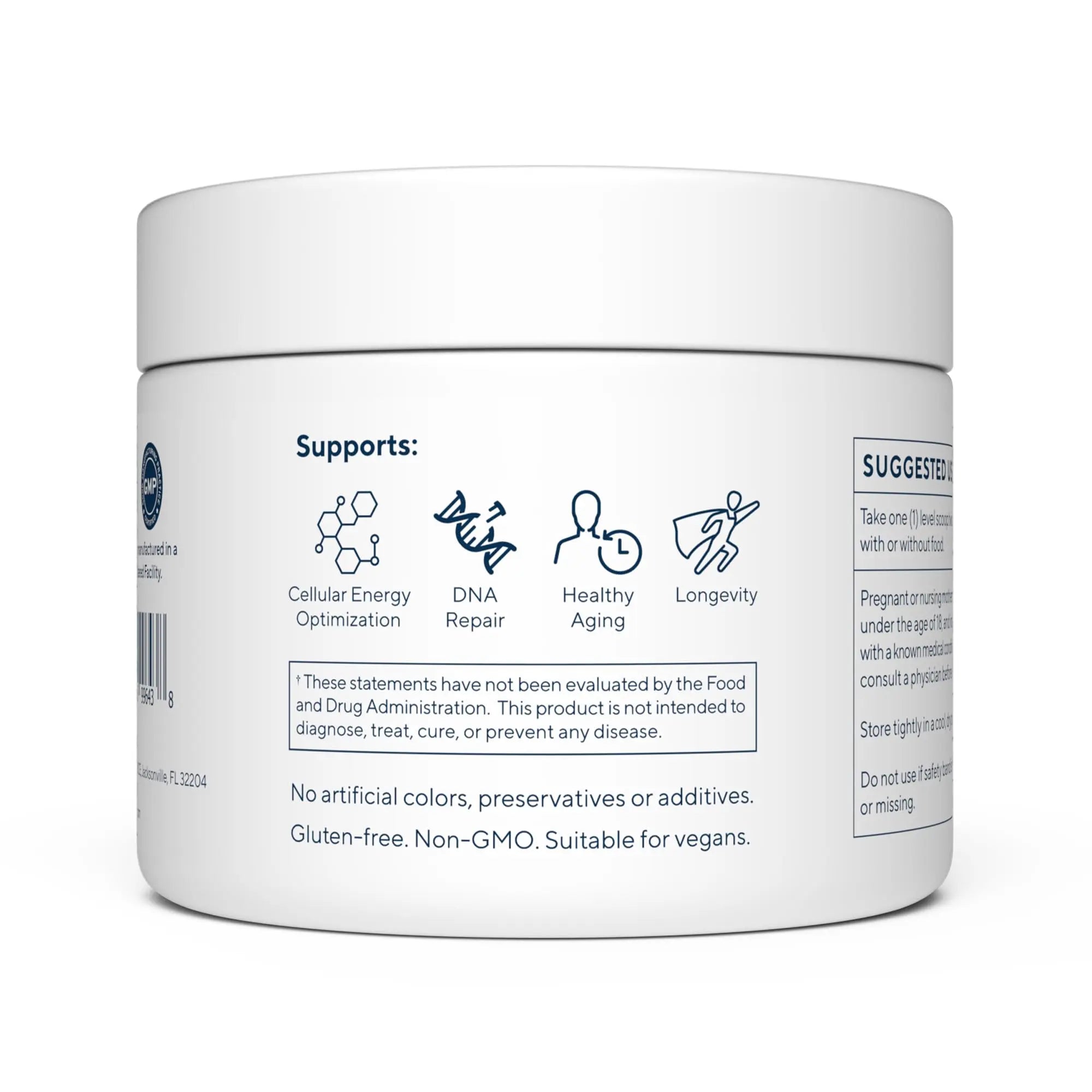 Renue By Science NMN Powder | 100g Fast Dissolve Powder Supplement | 500mg Nicotinamide Mononucleotide per Serving Renue By Science Au supplements