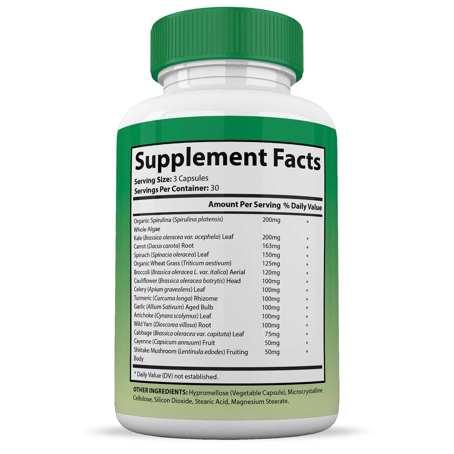 (10 Pack) Vital Fruits and Veggies Supplement Whole Food Red & Green Superfoods Non GMO Vegan Friendly 900 Veggie Capsules 10 Bottles Justified Laboratories Au supplements
