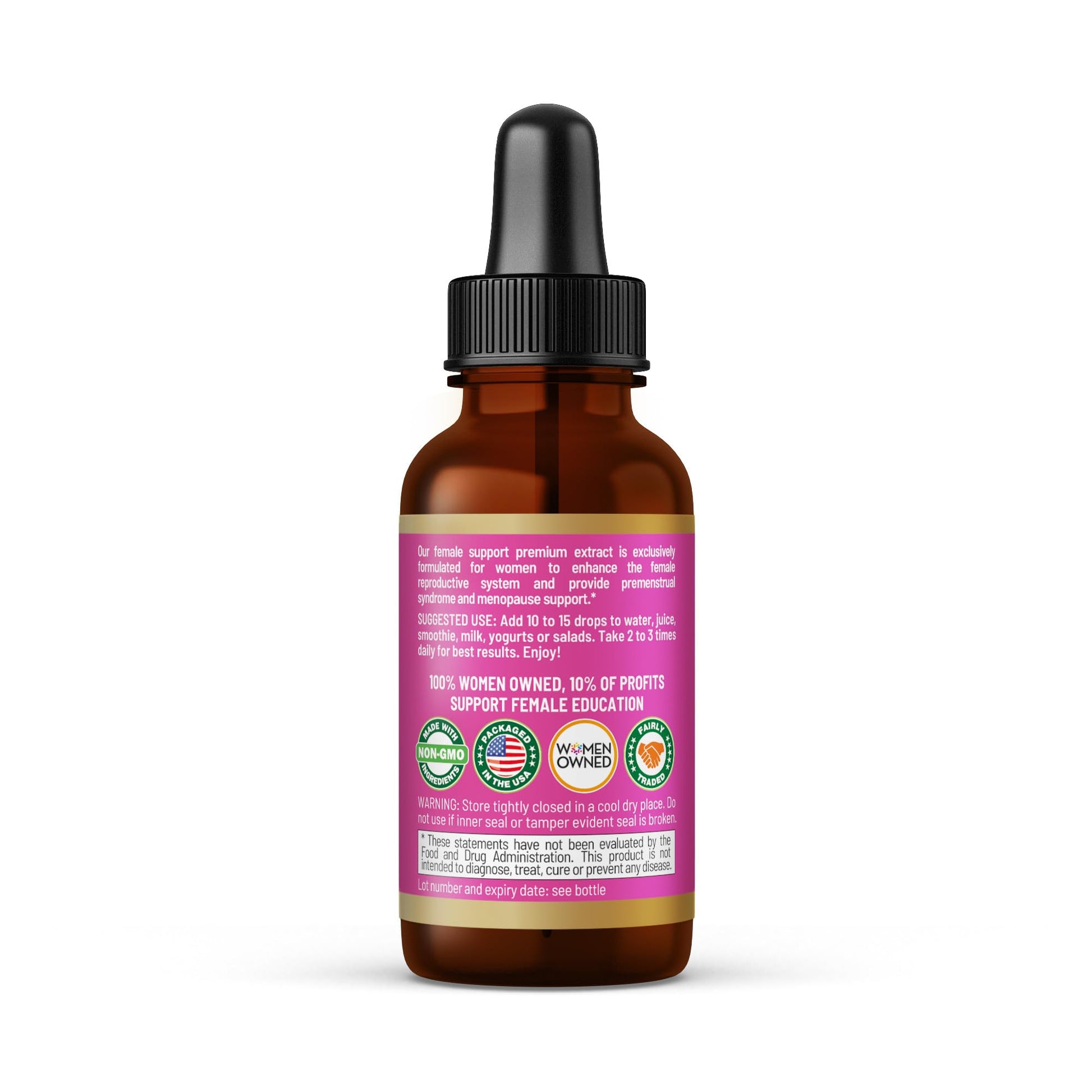Herbal Goodness Female Support Supplement 1 Fl. oz – Natural Herbal Blend for Women’s Hormonal Health, Energy & Wellness – Adaptogenic Liquid Formula – Non-GMO, Gluten-Free – 1 Bottle Herbal Goodness Au supplements