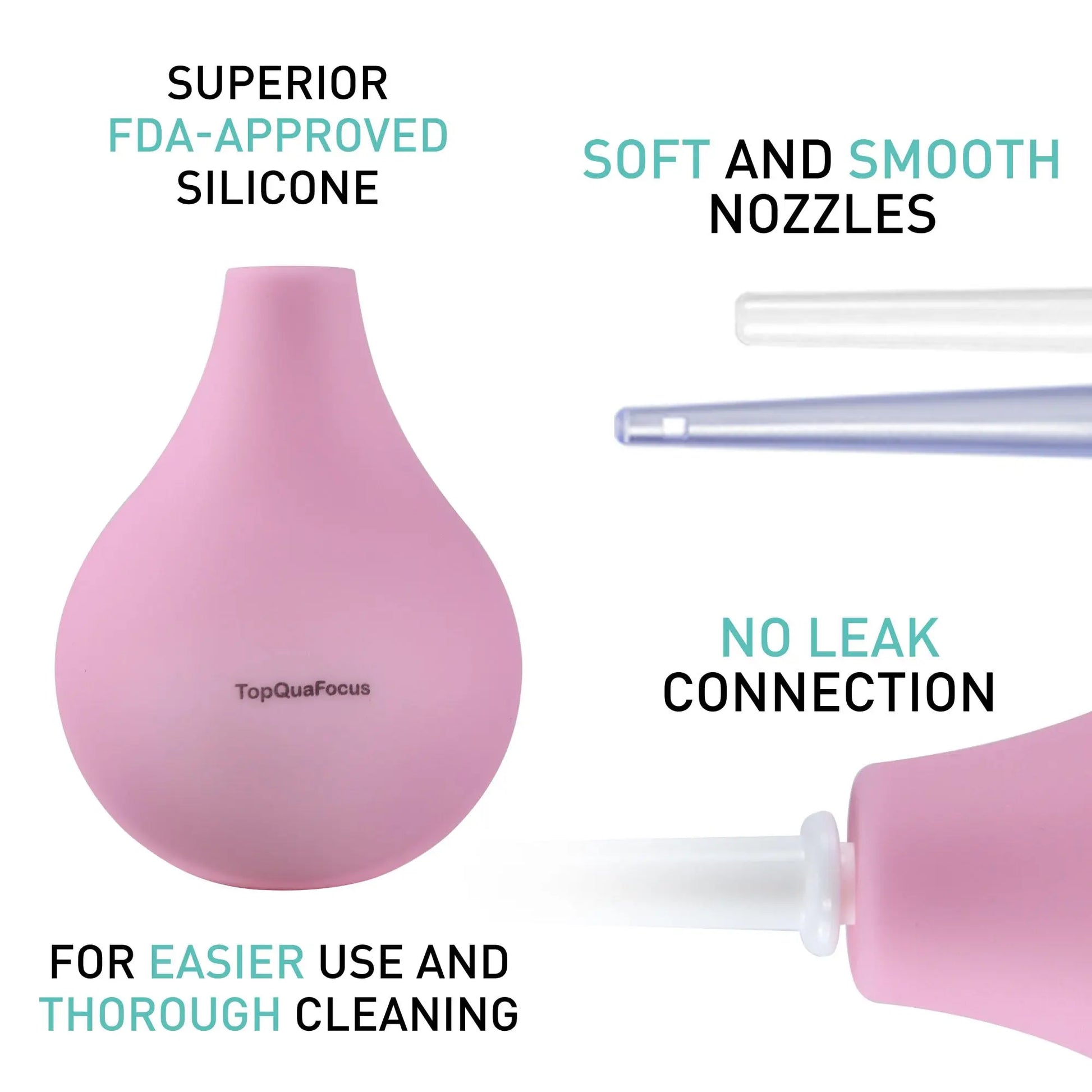TopQuaFocus 8oz Enema Bulb Kit Anal and Vaginal Douche Bulb for Men Flushing System Enemas Silicone TopQuaFocus Au supplements