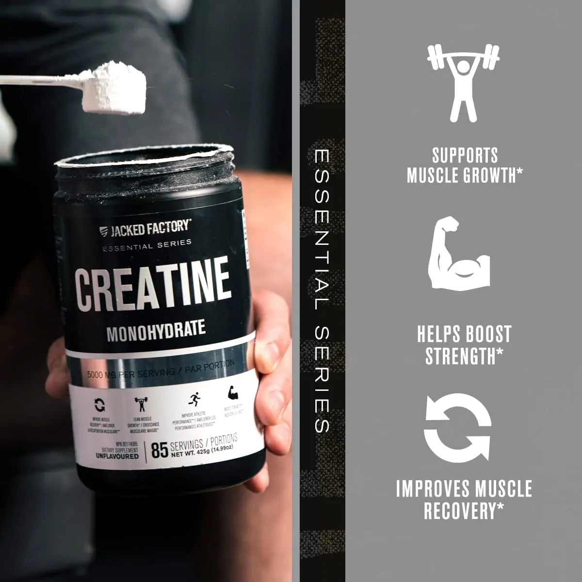 Nitrosurge Pre-Workout in Green Apple & Creatine Monohydrate for Men & Women Jacked Factory Au supplements
