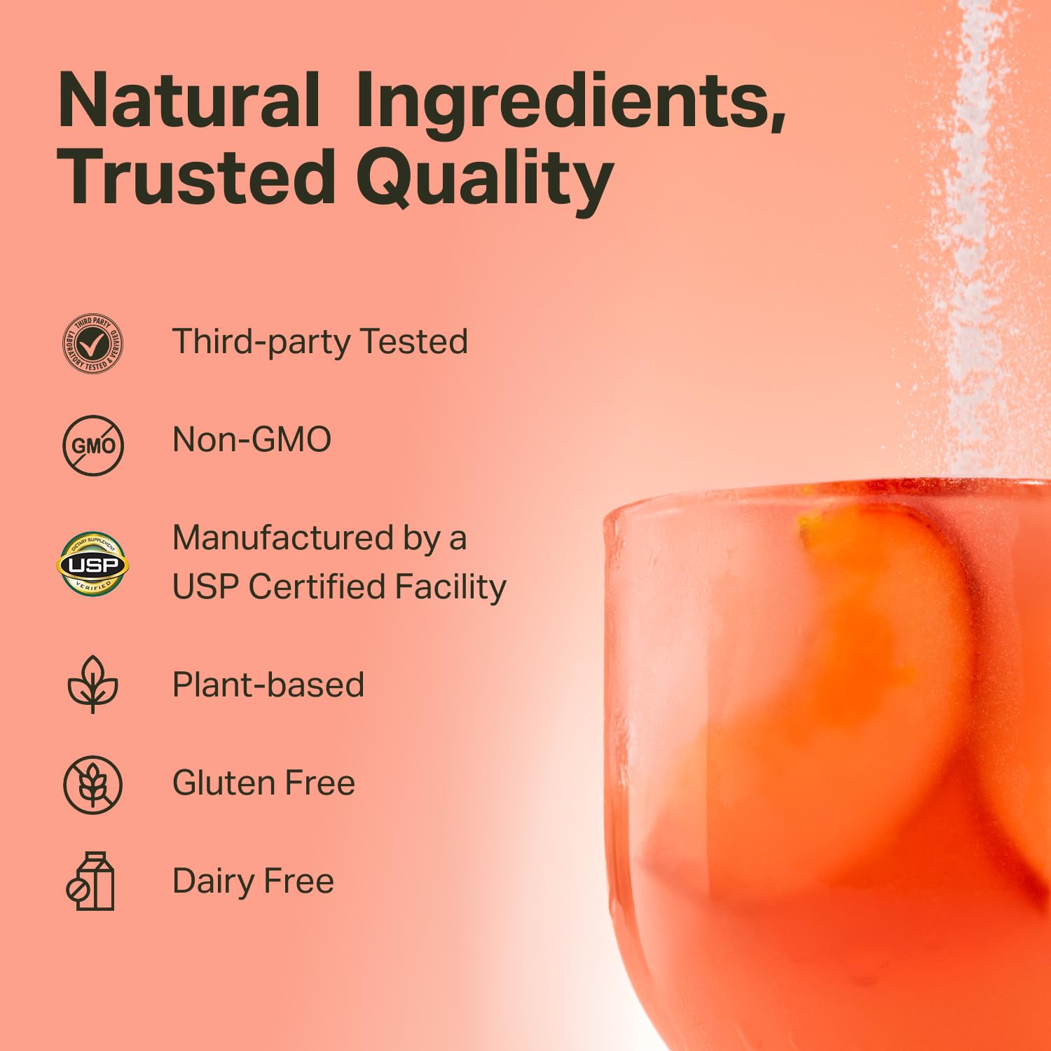 Proper, The Corals Daily Glow Beauty Blend - Nutrient Dense Superfood Powder with Collagen Peptides, Hyaluronic Acid Powder, Vitamin C, and MSM. Hair, Skin, Nail Vitamin Supplement for Women & Men Proper Au supplements