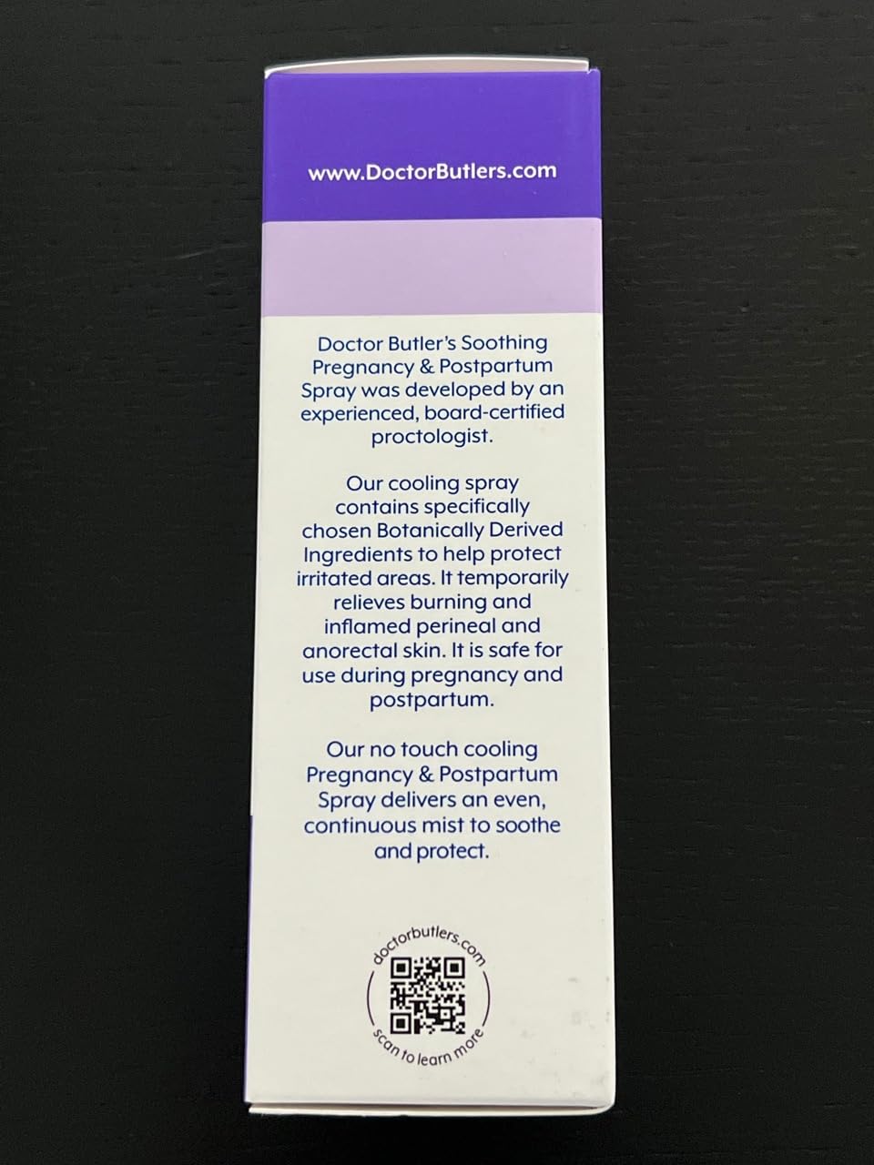 Doctor Butler's Pregnancy & Postpartum Spray - Perineal Spray and Hemorrhoid Treatment with Aloe and Chamomile, Pregnancy Support and Postpartum Essentials, Paraben Free (3oz) Doctor Butler's Au supplements
