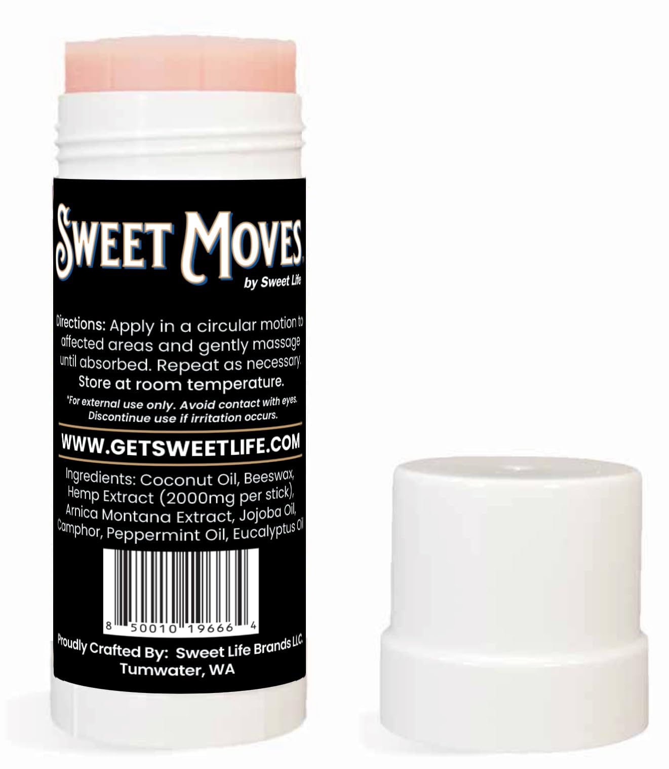 Sweet Life | Hemp Salve Stick | 2000mg | Small Business | Organic | Body Balm | Muscle Comfort Sweet Life Au supplements