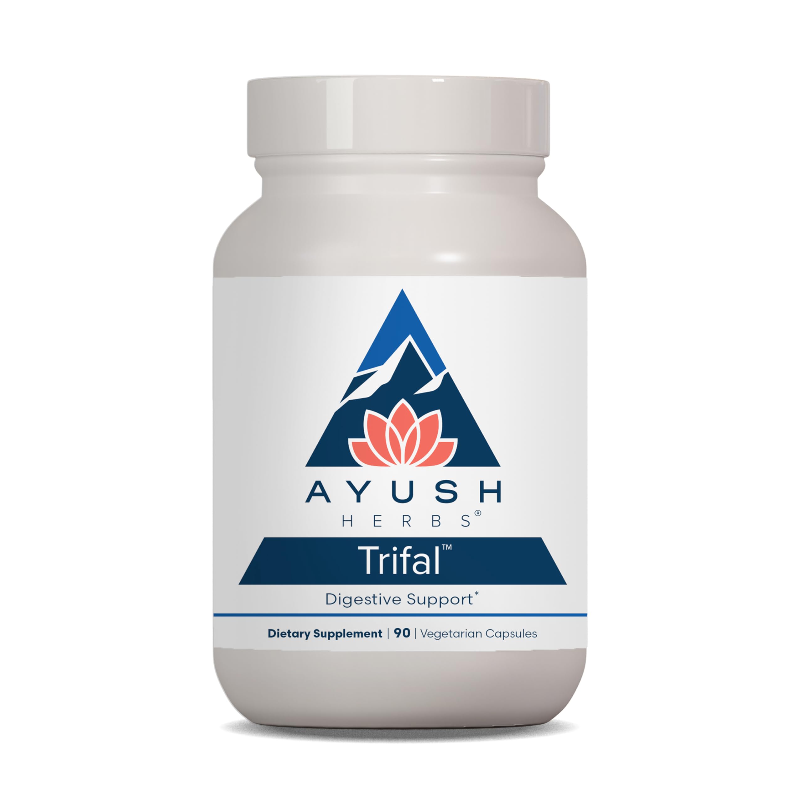 Ayush Herbs Trifal Digestive Support with Amla - Triphala Supplement for Women & Men, Promotes Balanced Digestion, Antioxidant Rich, Made with Organic Ingredients - 90 Vegetarian Capsules (1 Count) Ayush Herbs Au supplements