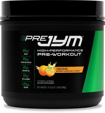PRE JYM 20 Servings - Tangerine JYM Supplement Science Au supplements