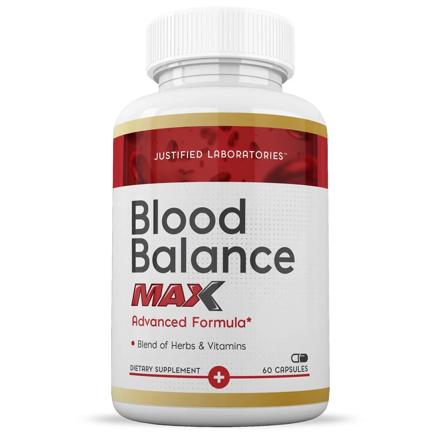Justified Laboratories (3 Pack Blood Balance Max 1295MG Formula Supplement Pills Justified Laboratories Au supplements