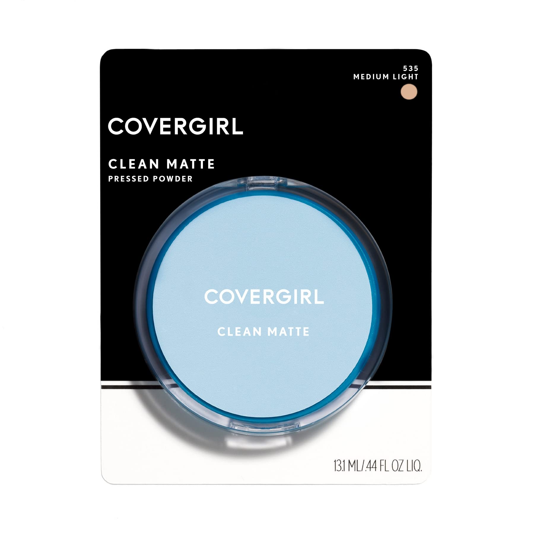 COVERGIRL Clean Matte Pressed Powder, Medium Light 535, 0.35 Oz, Pack of 1 (Packaging May Vary) COVERGIRL Au supplements