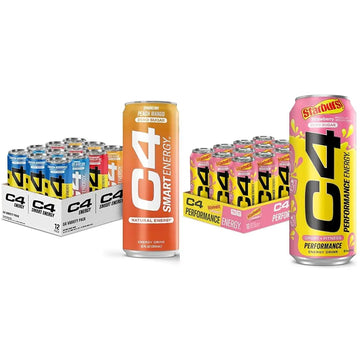 C4 Energy & Smart Energy Drinks Variety Pack, Sugar Free Pre Workout Performance Drink Cellucor Au supplements