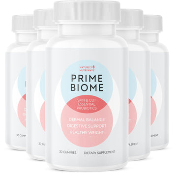 Nature’s NutriWave PrimeBiome Probiotic Gummies – Plant-Based Blend with Inulin, Lion’s Mane, Ginger & More– Non-GMO, No Stimulants, GMP Certified – 30 Gummies, 6 Month Supply Nature’s NutriWave Au supplements