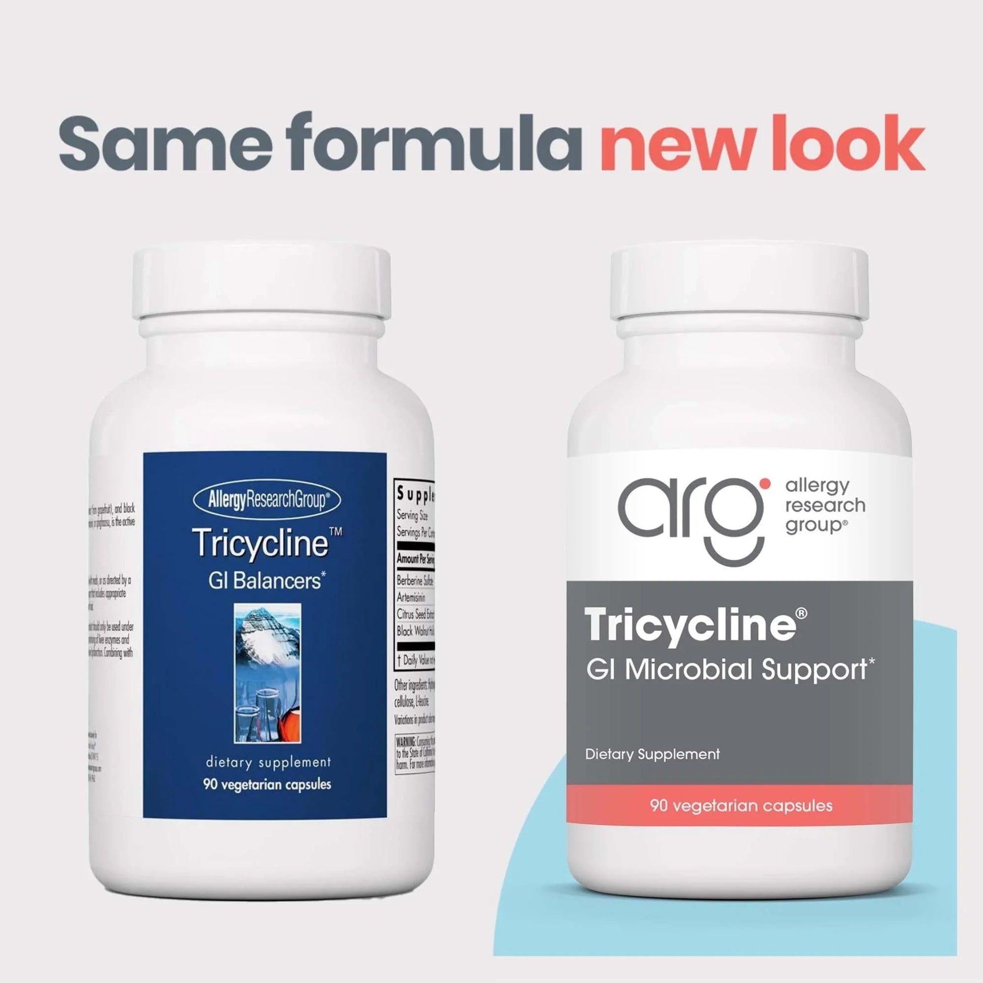 Nutricology TriBiotics - Berberine Artemisinin Botanical Blend - Gastrointestinal Support - Hypoallergenic - 45 Servings - 90 Capsules Allergy Research Group Au supplements