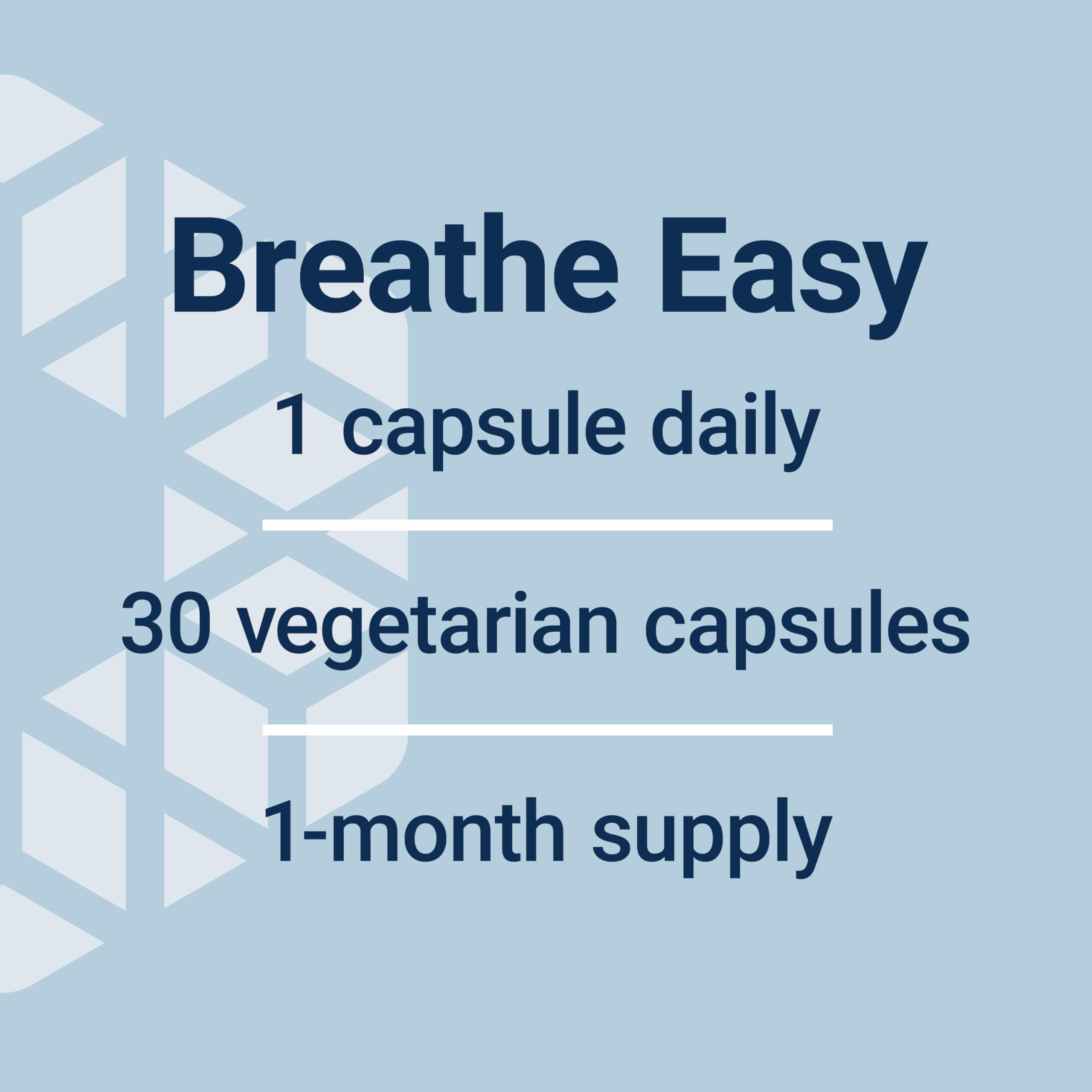 Life Extension Healthy Lungs, Respiratory Supplement, Lung Protection, Boswellia Serrata, Saffron Extract, Once-Daily, Gluten Free, Non-GMO, Vegetarian, 30 Capsules Life Extension Au supplements