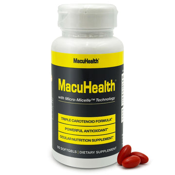 Macuhealth Triple Carotenoid Formula - Eye Vitamins for Adults - 90 Softgels, 3 Month Supply Macuhealth Au supplements