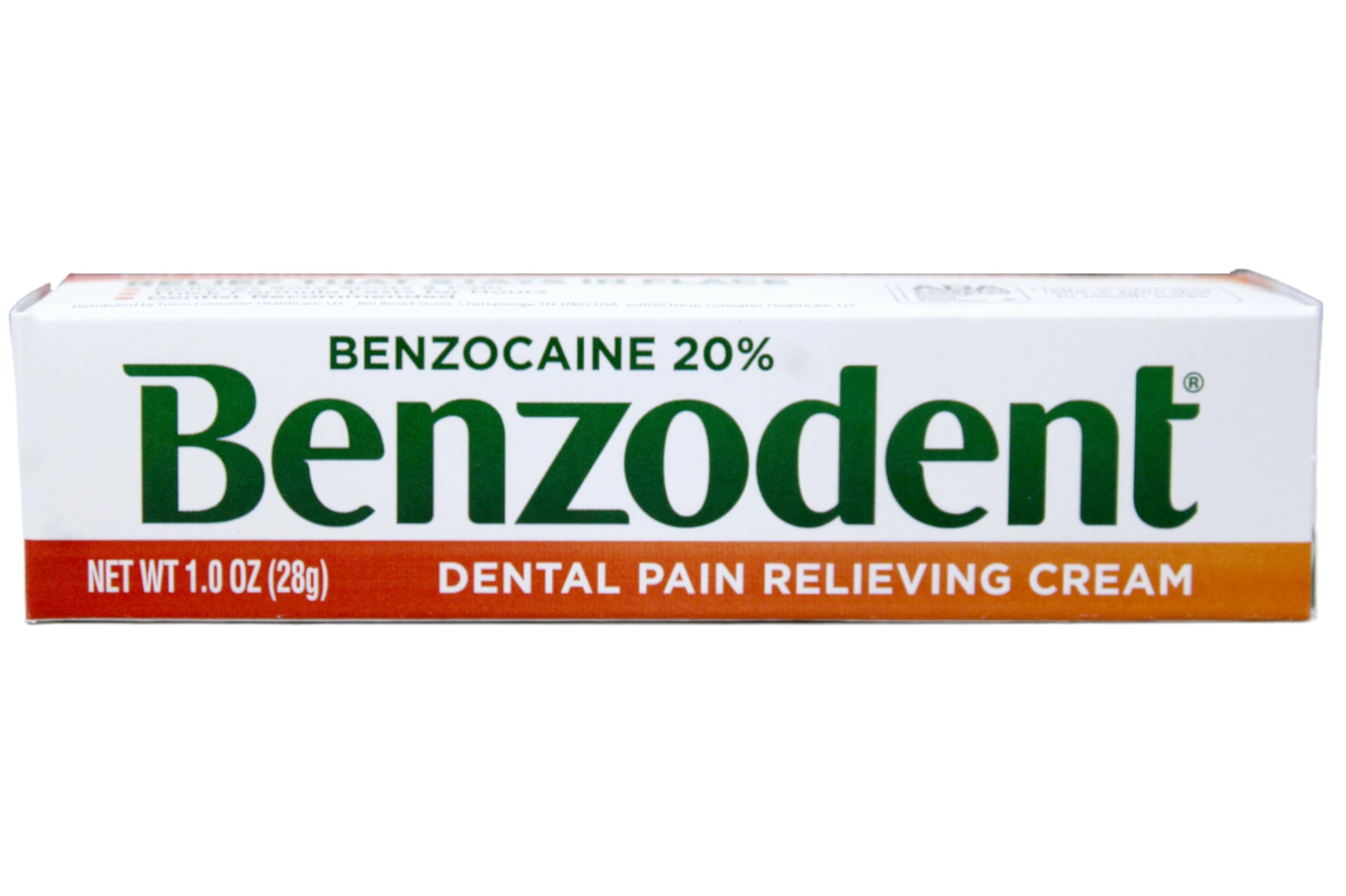 Benzodent Dental Pain Relieving Cream, 1 Ounce - Pack of 3 Benzodent Au supplements