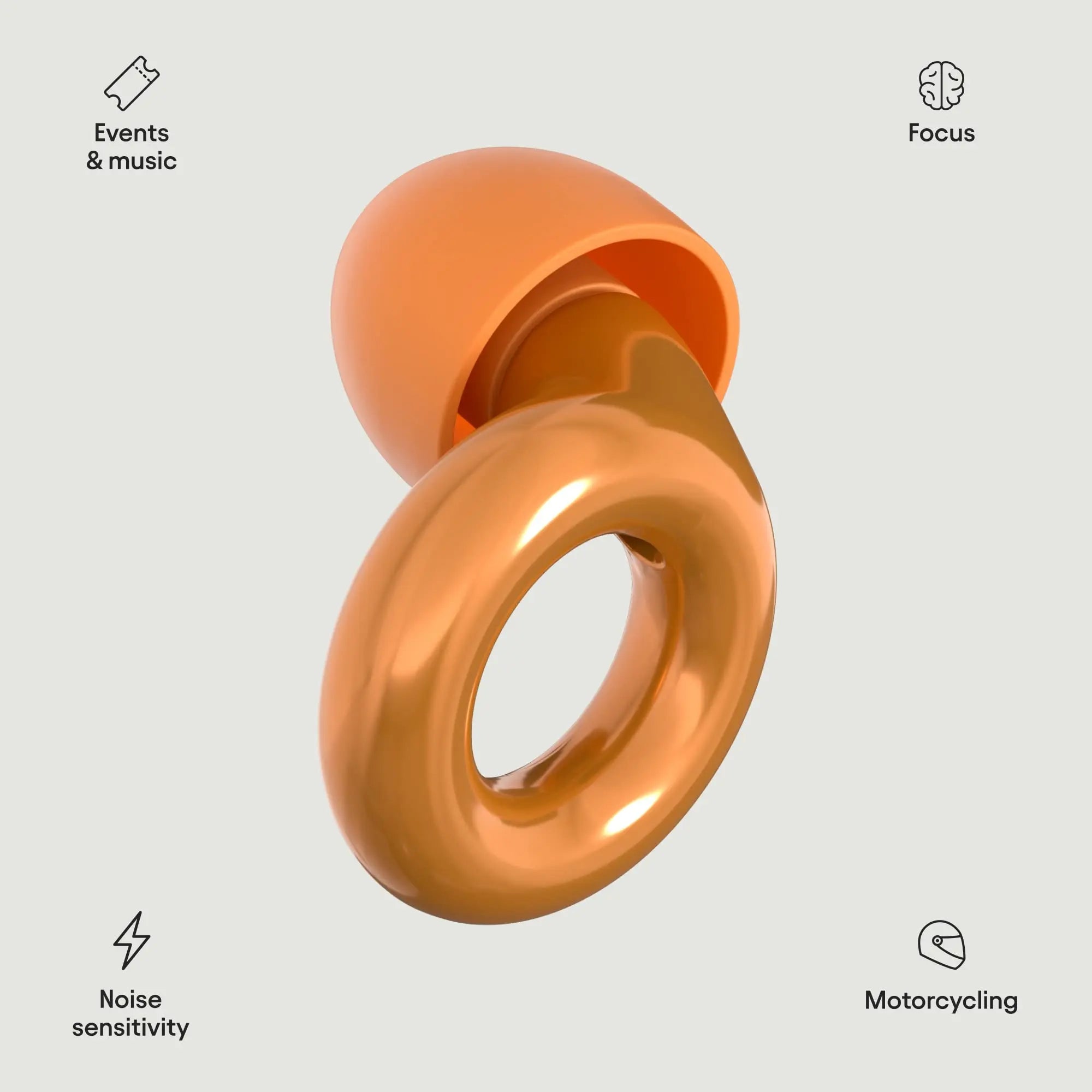Loop Experience Ear Plugs for Concerts – High Fidelity Hearing Protection Loop Au supplements