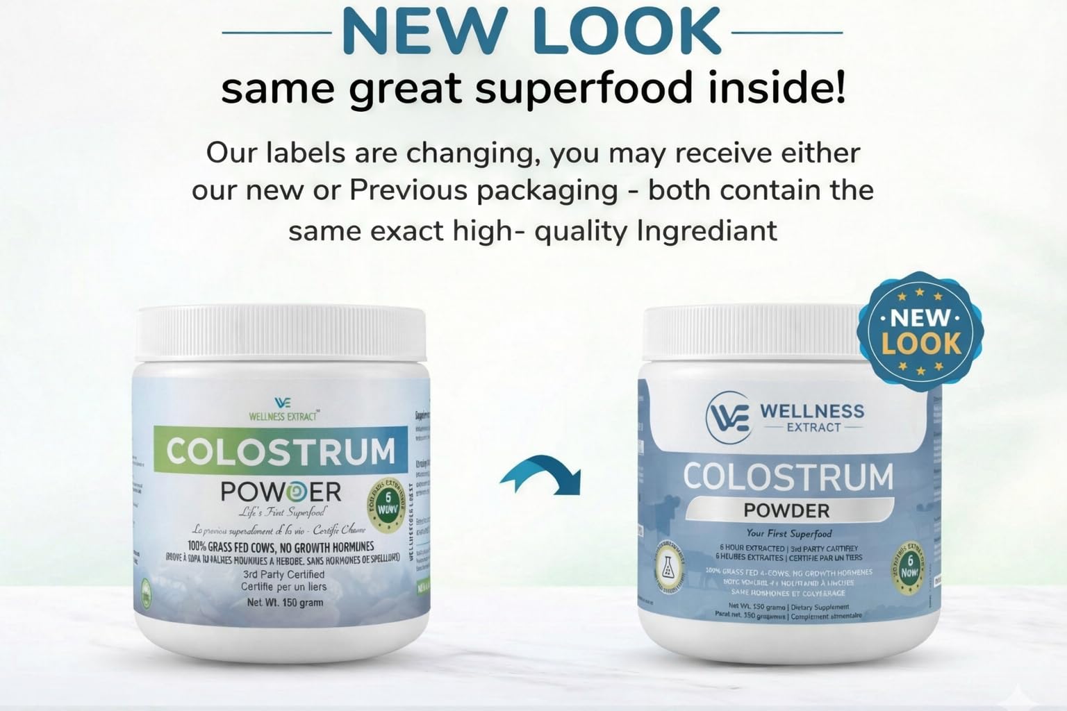 WELLNESS EXTRACT Bovine Colostrum Powder Rich in Protein & Lactoferrin- The True Certified Supplement for Immune Support, Gut Health, Muscle Growth - 150g WELLNESS EXTRACT Au supplements