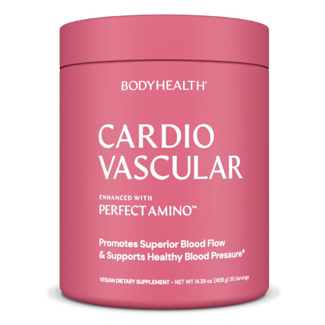 BodyHealth Cardio Vascular with PerfectAmino, Blood Flow and Heart Health Supplement Support with CoQ10, Nicotinamide Riboside, Resveratrol and D-Ribose, Chocolate Flavor, 30 Servings BodyHealth Au supplements