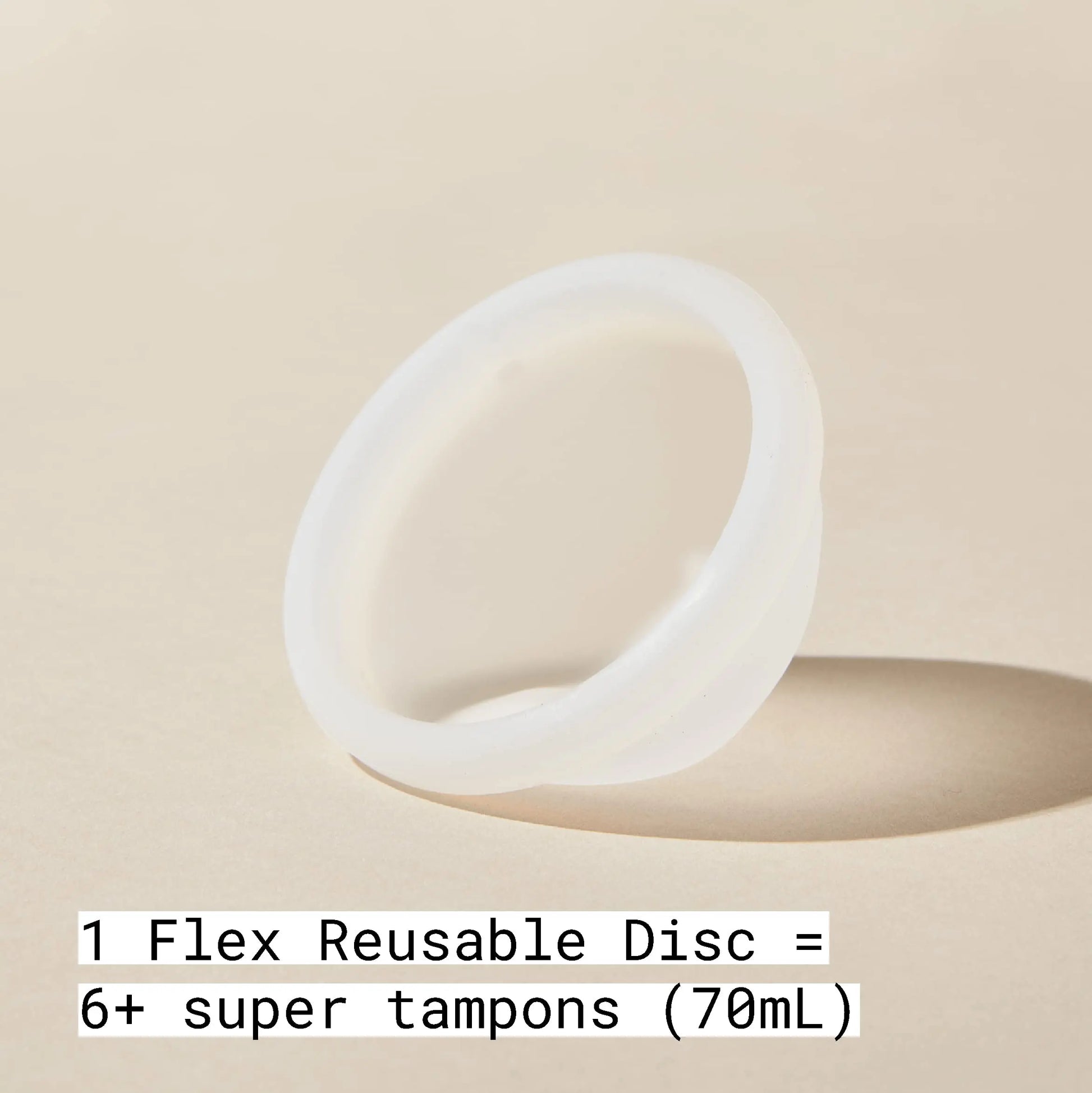 Flex Reusable Disc | Reusable Menstrual Disc | Tampon, Pad, and Cup Alternative | Capacity of 6 Super FLEX Au supplements