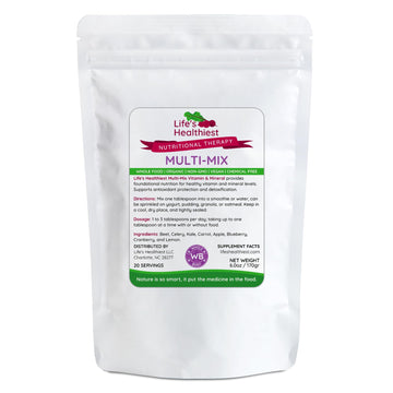 The Beet Lady Life's Healthiest Multi Mix Vitamin & Mineral Whole Food Therapy Blend with Real Fruit & Vegetables. Organic, Plant-Based, Non-GMO. 6 oz The Beet Lady Au supplements