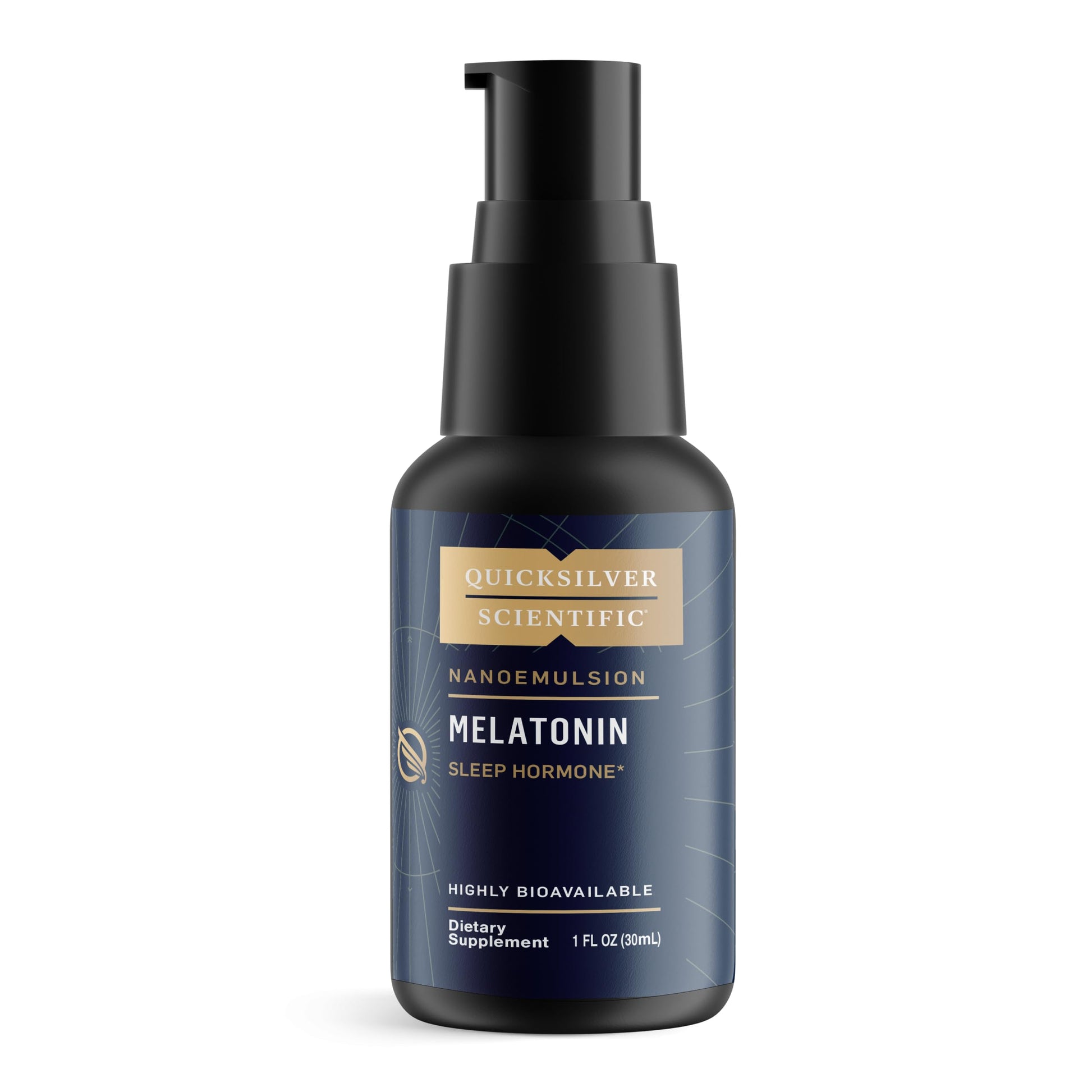 Quicksilver Scientific Liposomal Melatonin - Bedtime, Jet Lag & Immune Support Liquid for Adults - Efficient, Superior Absorption 1mg to Minimize Morning Drowsiness (30 ml) Quicksilver Scientific Au supplements