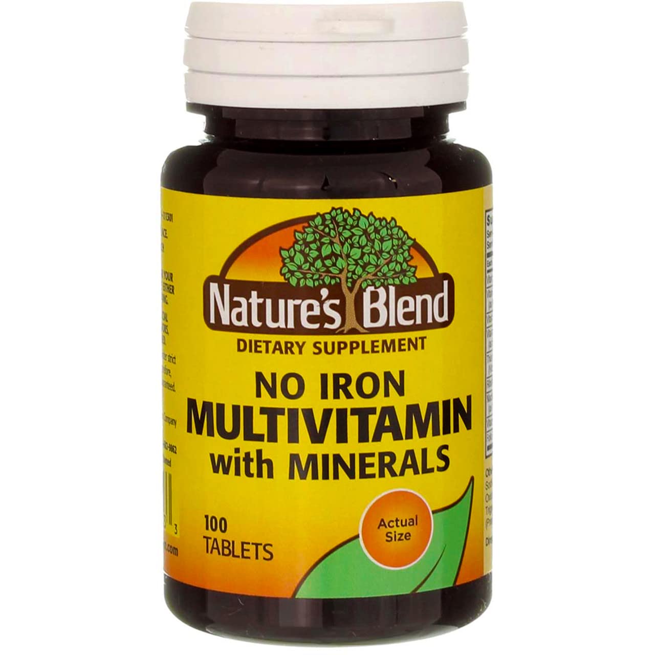 Nature's Blend Multiple Vitamin with Minerals No Iron 100 Tabs Nature's Blend Au supplements