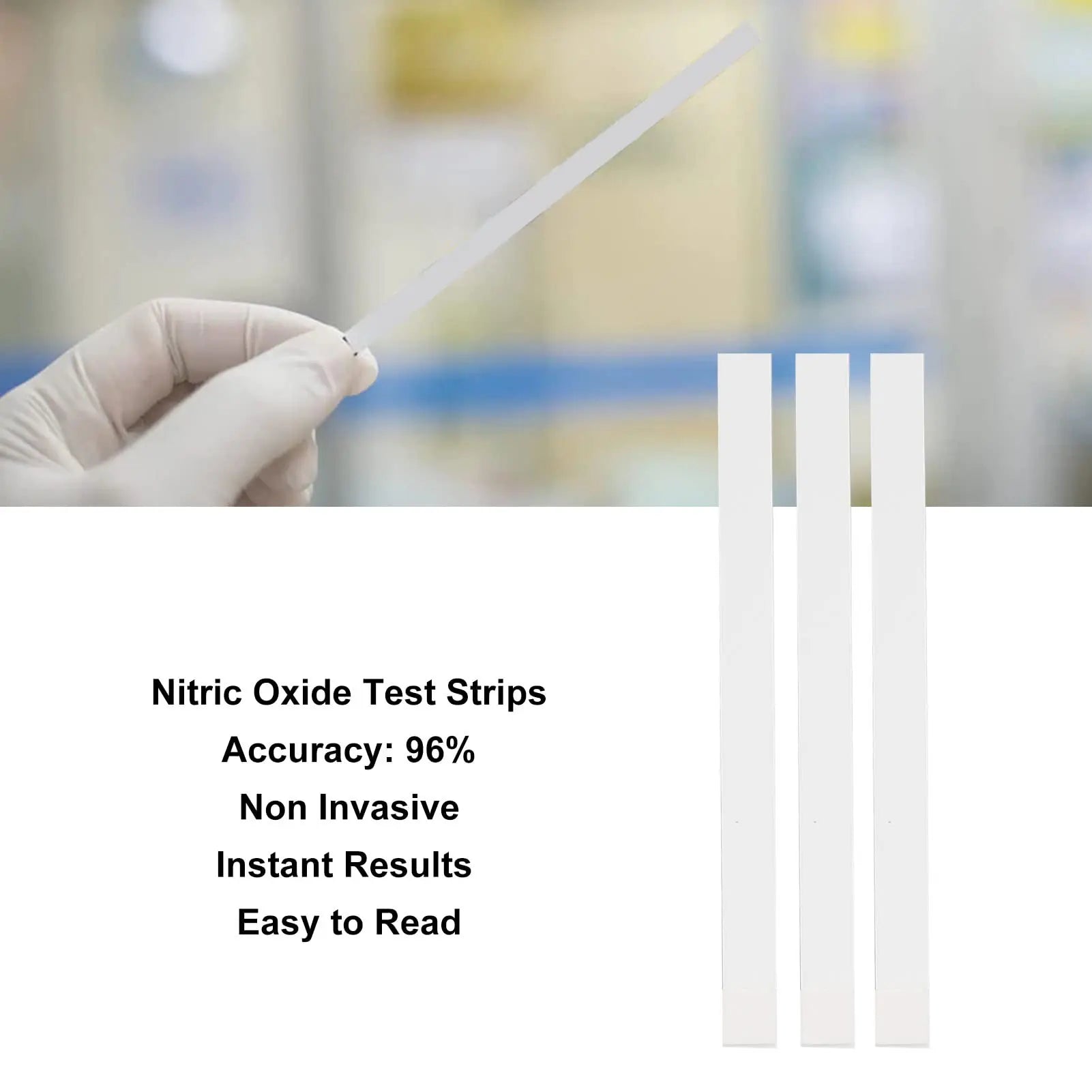 Nitric Oxide Test Strips, 25 Strips Salivary Nitric Oxide Test Strip Instant Results for Daily Kadimendium Au supplements