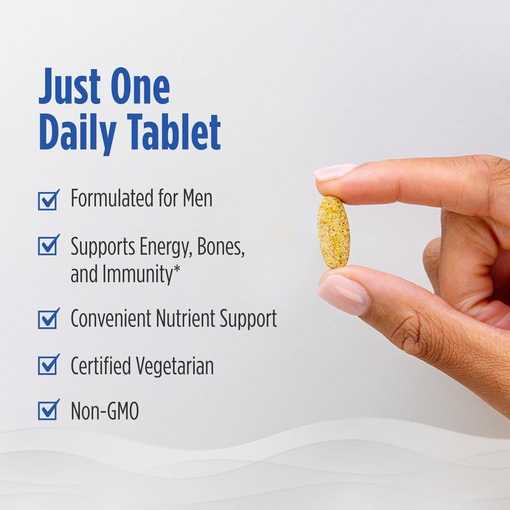 Nordic Naturals Men’s Multivitamin One Daily - Bone, Energy, & Blood-Vessel Support - Immunity Supplement - 20 Essential Nutrients - 30 Tablets - 30 Servings Nordic Naturals Au supplements