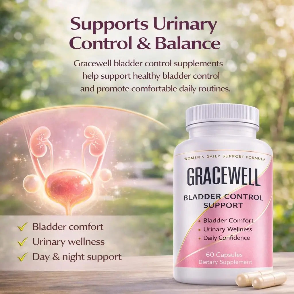 DXWXH Gracewell Bladder Wellness Supplement for Women & Men, Herbal Support with Asian Ginseng, Chinese Yam, Chinese Peony, Urinary Tract Health Formula, 60 Capsules (1) DXWXH Au supplements