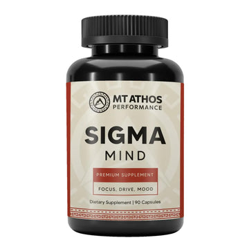 Mt. Athos Performance Sigma Mind | Potent Nootropic Formula to Support Cognitive Function, Improved Focus, Drive, and Mood | 30 Servings, 90 Capsules Mt. Athos Performance Au supplements