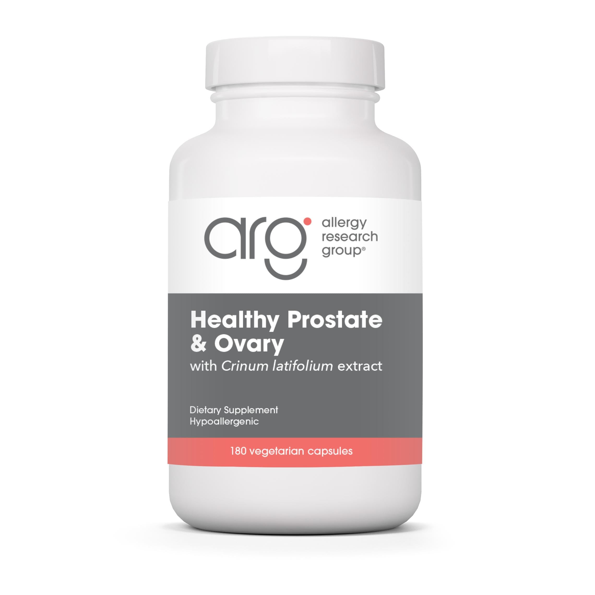 Allergy Research Group Healthy Prostate & Ovary - Traditional Chinese & Vietnamese Herbal Blend with Crinum Latifolium - Supports Reproductive Tissue & Immune Balance - 60 Servings - 180 Capsules Allergy Research Group Au supplements