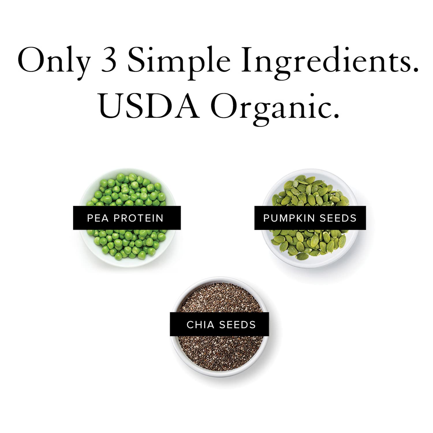 Truvani Organic Vegan Protein Powder Unflavored - 20g of Plant Based Protein, Organic Truvani Au supplements