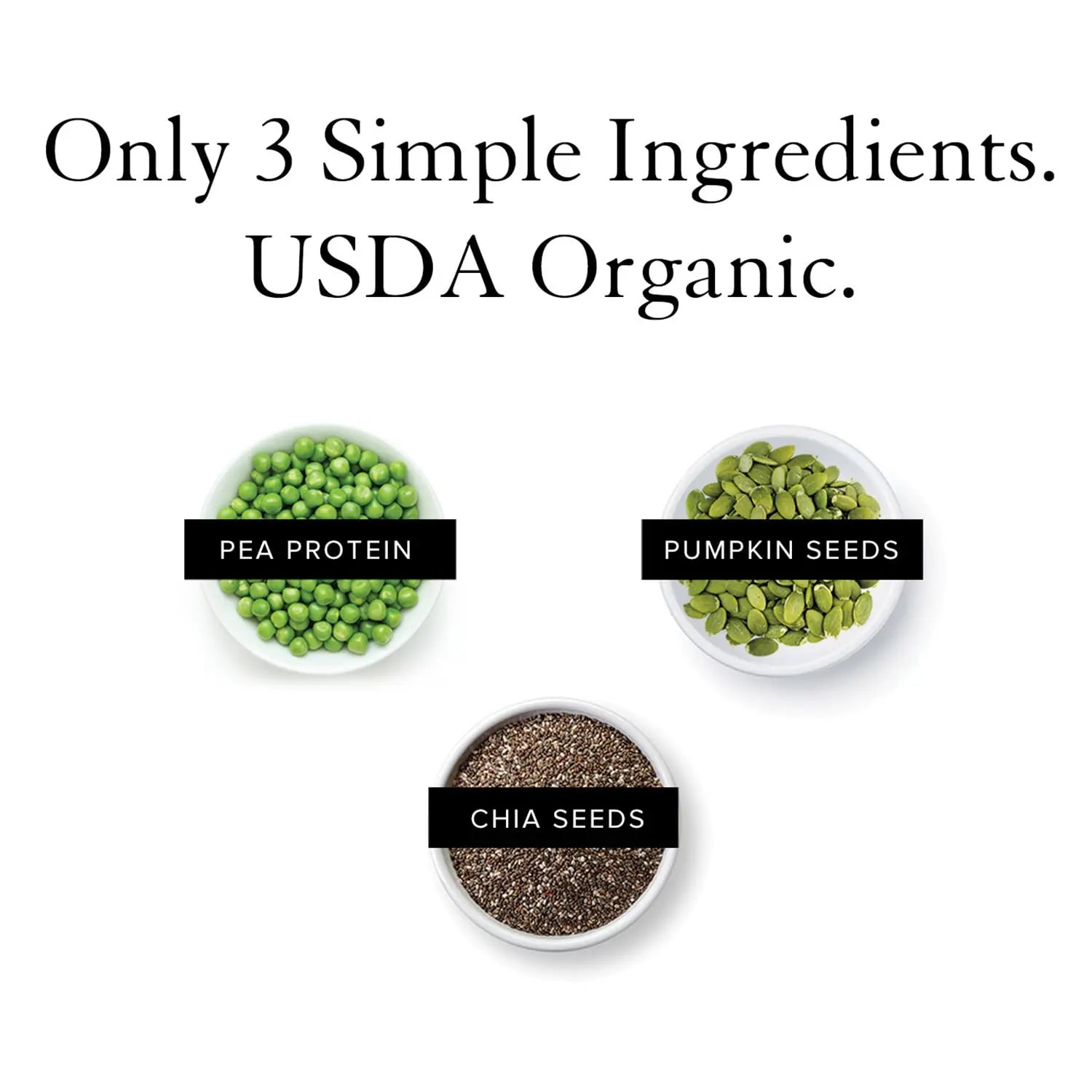 Truvani Organic Vegan Protein Powder Unflavored - 20g of Plant Based Protein, Organic Truvani Au supplements