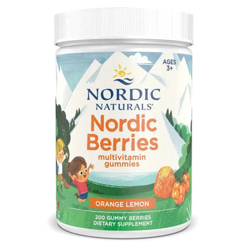 Nordic Naturals Nordic Berries, Citrus - 200 Gummy Berries - Great-Tasting Multivitamin for Ages 2+ - Growth, Development Nordic Naturals Au supplements