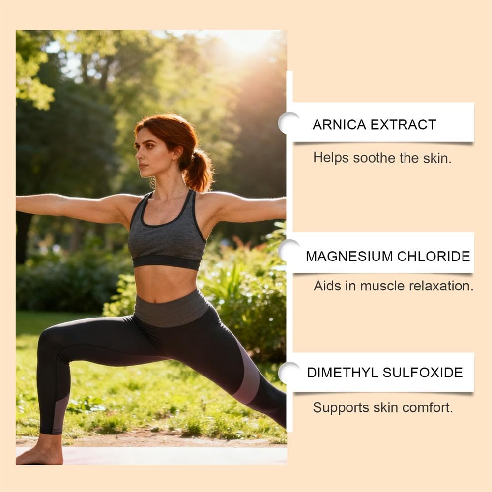Total Relief Magnesium Cream - Nerve Relief Magnesium Cream with MSM & Arnica,Total ReliefCream for Muscle Relaxation, Soothes Nerves & Daily Soothing Support, Deep Hydration,50g/1.76oz Aus Healthcare Au supplements