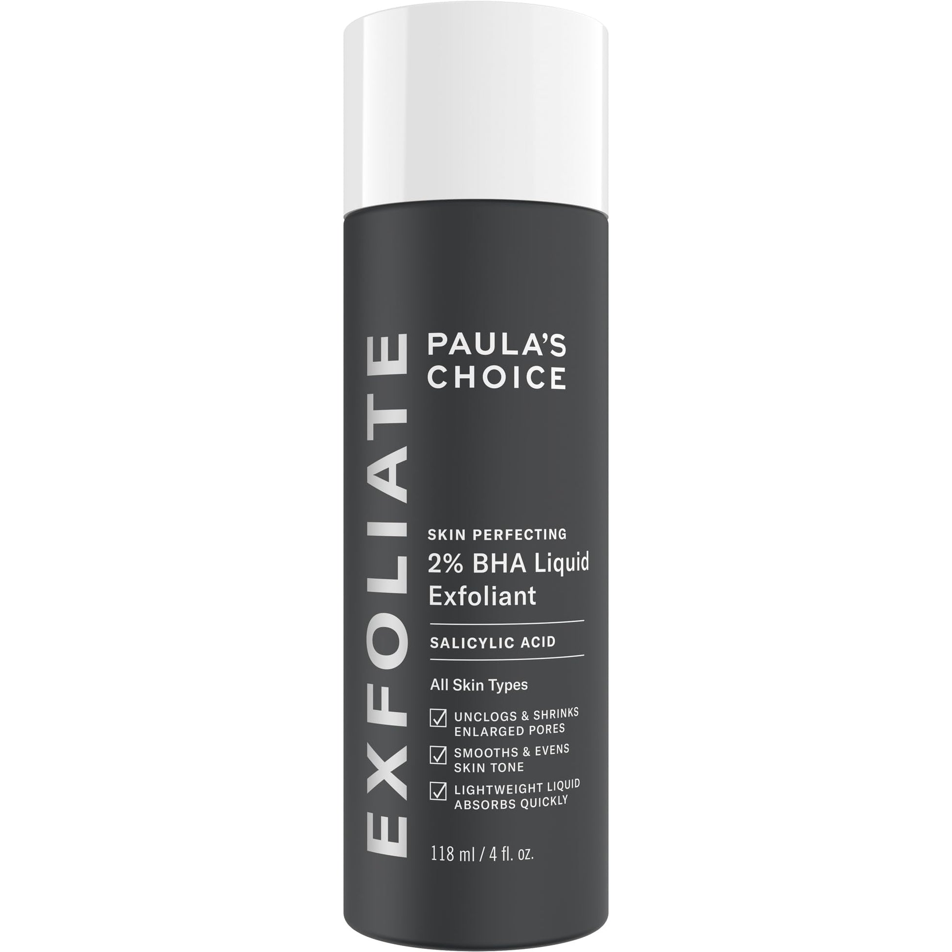 Paulas Choice--SKIN PERFECTING 2% BHA Liquid Salicylic Acid Exfoliant--Facial Exfoliant for Blackheads, Enlarged Pores, Wrinkles & Fine Lines, 4 oz Bottle Paula's Choice Au supplements