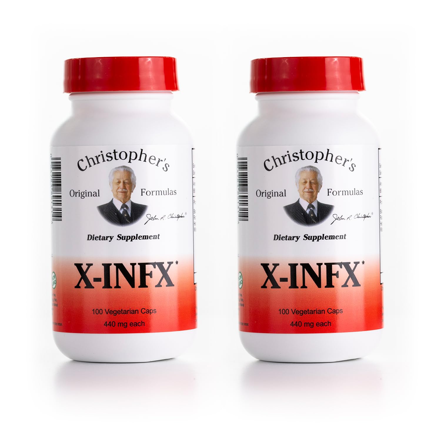 Christopher's Original Formulas X-INFX Formula, Natural Immune Support, 2 Pack, 100 Caps Each Christopher's Original Formulas Au supplements