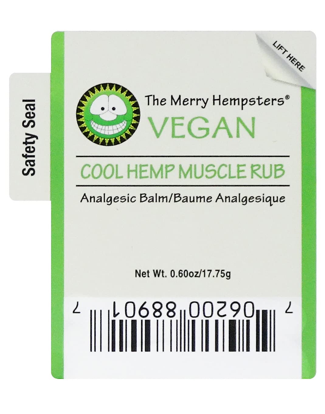 Merry Hempsters Vegan Cool Hemp Muscle Rub Single (2-Pack) The Merry Hempsters Au supplements