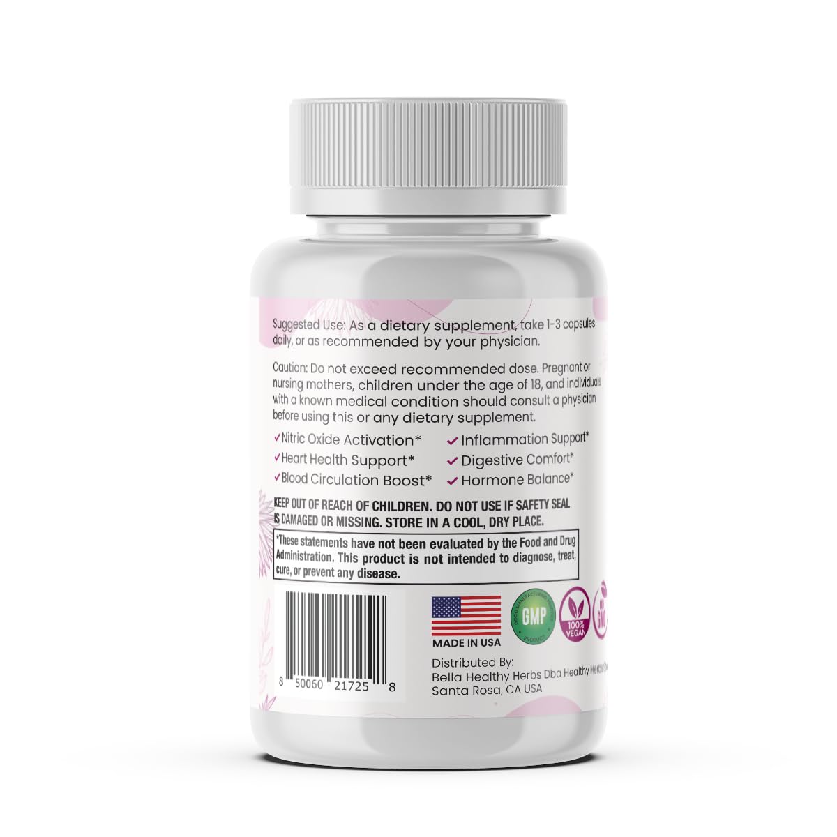 Healthy Herbs Wildcrafted Sea Moss Capsules | 1950mg BATCG-6 "Heart Complex Advanced Sea Moss Superblend | US-Made, Vegan, Non-GMO, Easy-Swallow (90 Capsules) Healthy Herbs Au supplements