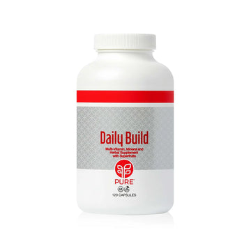 PURE Daily Build | 120 Capsules | Advanced Multivitamin Supplement | Enhanced with Essential Vitamins, Minerals PURE Au supplements