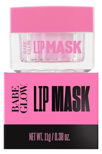 Babe Original Babe Glow Fragrance-Free Lip Sleeping Mask for Softer Lips, Hyaluronic Acid & Antioxidant Infused for Smoothe