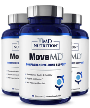 1MD Nutrition MoveMD - Joint Health Supplement - Doctor Formulated | with Collagen, Astaxanthin, and More | 30 Capsules (3-Pack) 1MD Nutrition Au supplements