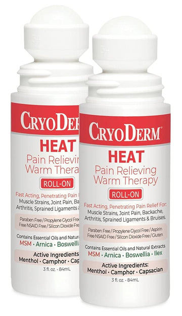 Pkg of 2 CryoDerm Heat Roll-On CryoDerm Au supplements