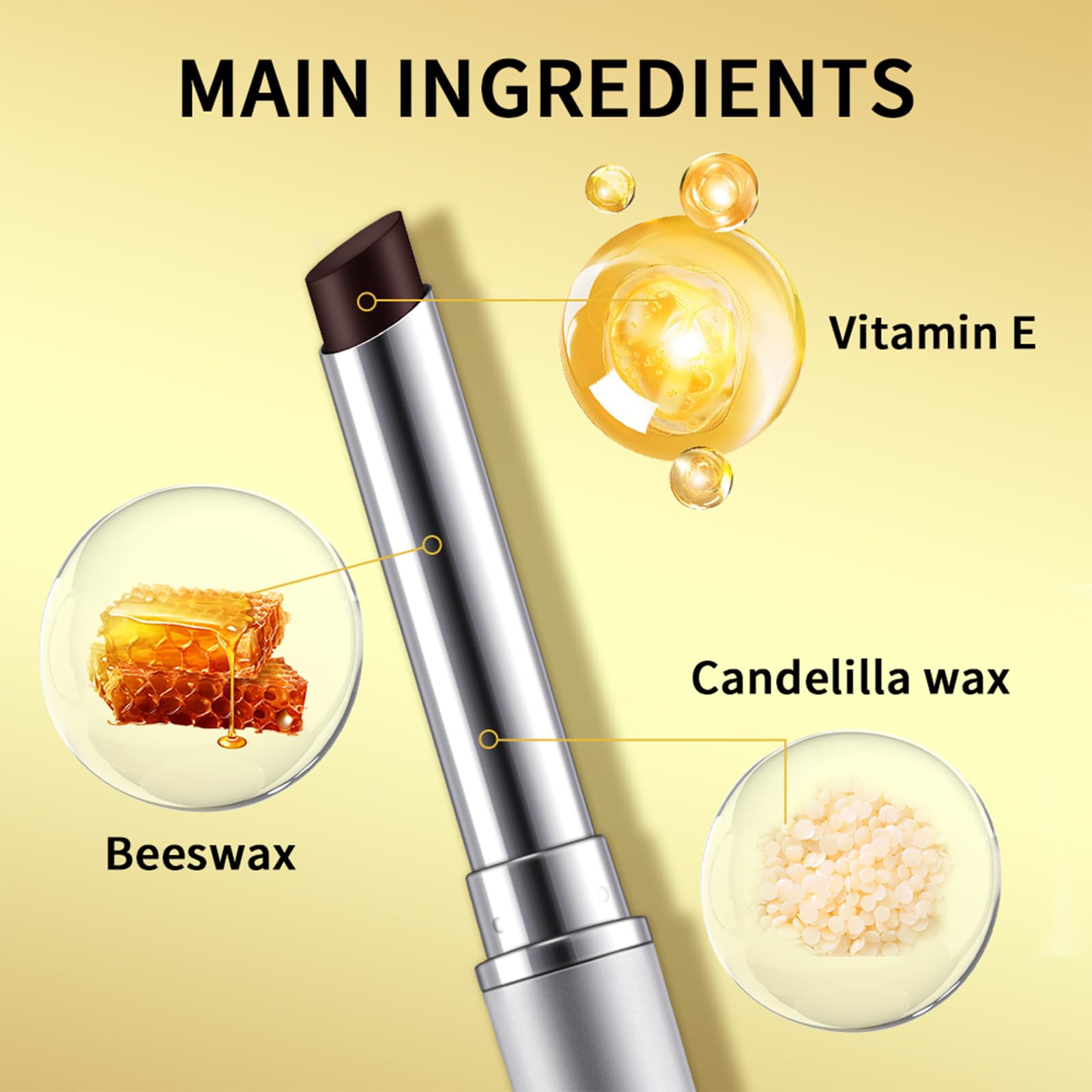 Honey Lipstick Tinted Lip Balm - Sheer Hydrating Lipstick for All Skin Tones - Moisturizing Lip Color, Nourishing Lip Balm with a Hint of Natural Black Cherry Tint BAISEN DIARY Au supplements