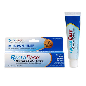 RectaEase 5% Lidocaine Hemorrhoid Topical Relief Cream, Rapid Numbing for Itching & Burning, Extra Strength Anorectal Treatment for Sensitive Areas, Advanced Formula for Fast Soothing Care, 1 oz Tube RectaEase Au supplements