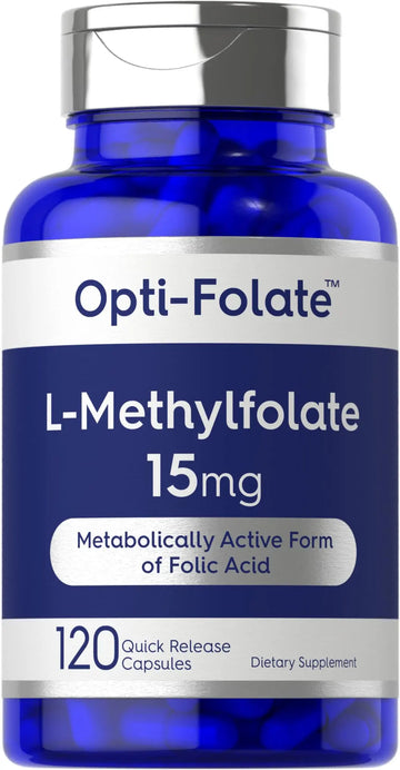 Carlyle L Methylfolate 15mg | 120 Capsules | Value Size | Max Potency | Optimized Carlyle Au supplements