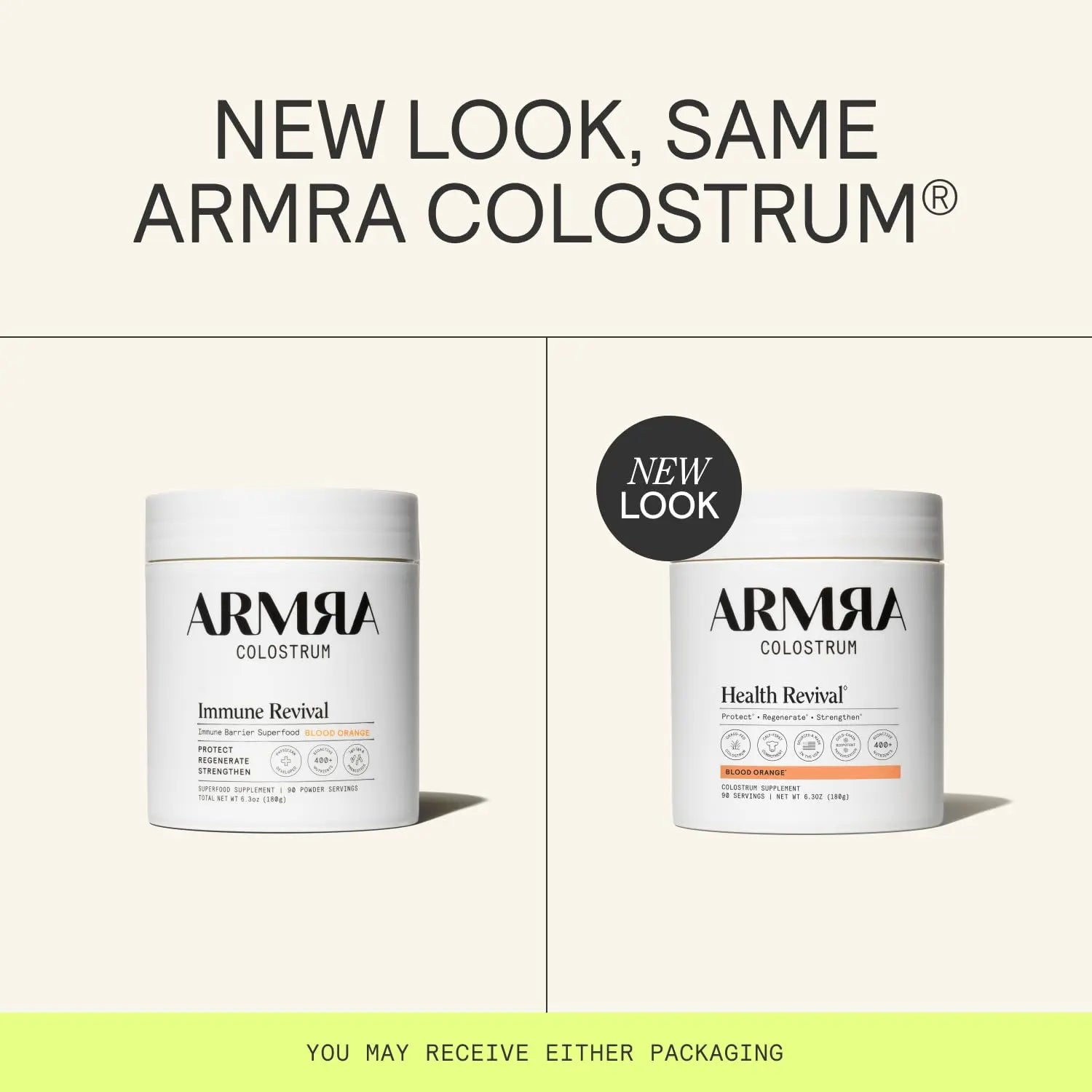 ARMRA Colostrum Powder | Blood Orange | Gut Health & Bloating | Skin & Hair | Immunity | Keto, Gluten & Fat-Free | 90 Servings ARMRA Au supplements