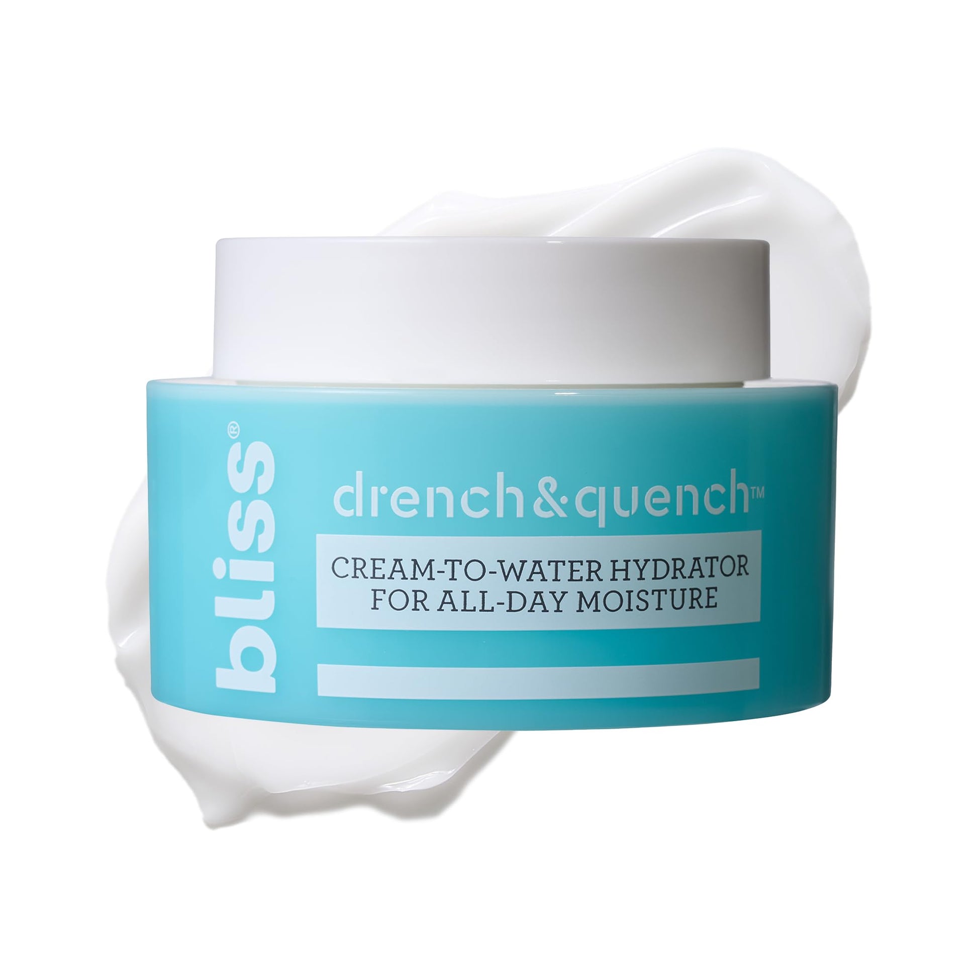 Bliss Drench & Quench Hyaluronic Acid Cream to Water Moisturizer | Lightweight Face Cream with 4 Types of Hyaluronic Acid for All Day Hydration and Plump Skin | Clean Vegan & Cruelty Free 1.7 fl oz Bliss Au supplements